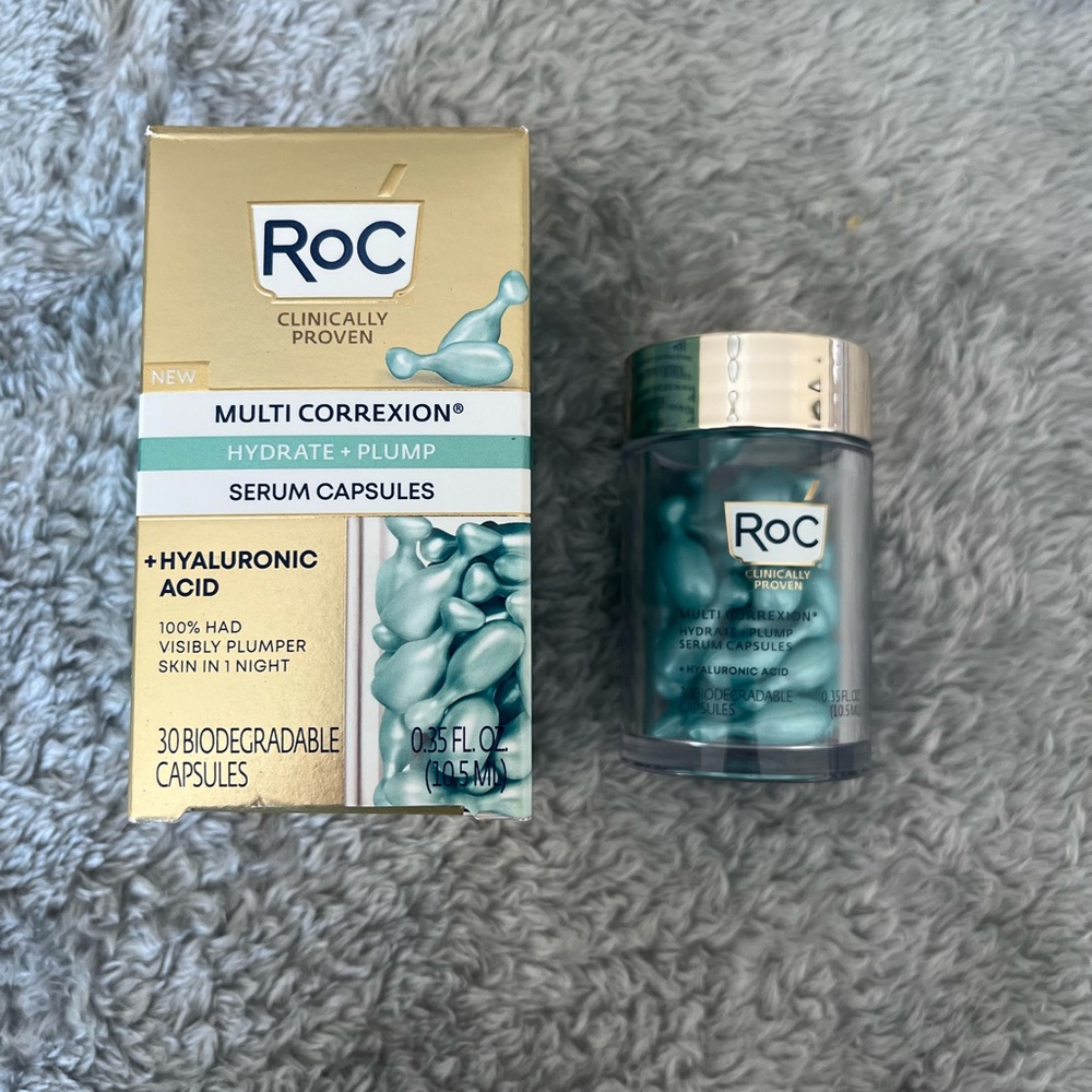 RoC Multi Correxion Hydrate + Plump Night Serum Capsules with Hyaluronic Acid